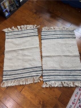 2x3 Hearth and Hand Rugs Cream and Navy